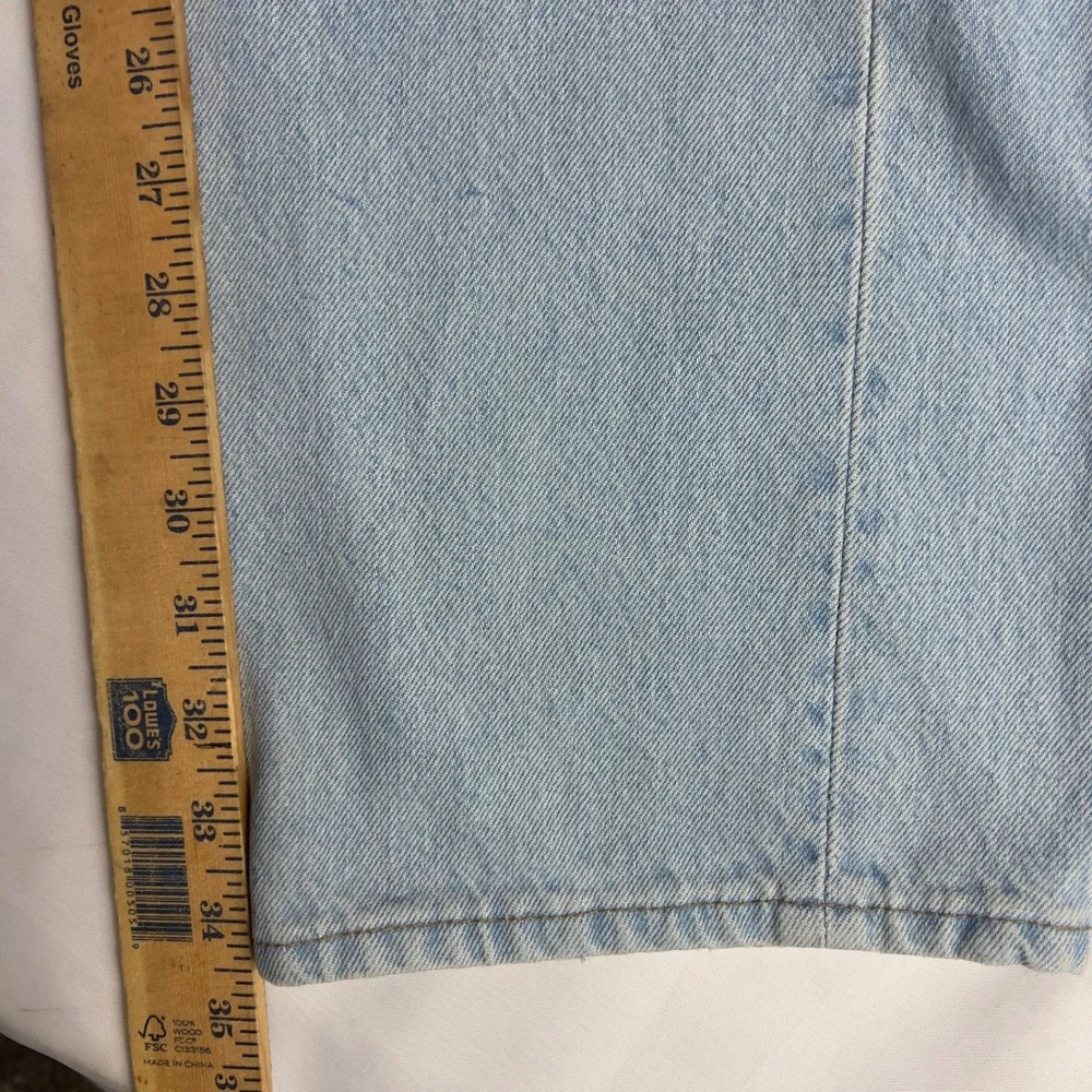 Vintage Levis 501 Light Wash Button Fly Jeans Made in USA Mens 36x34